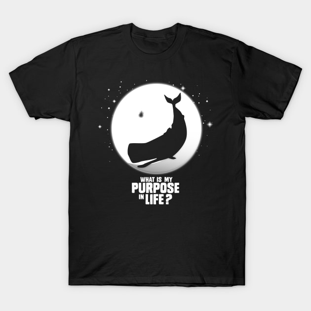 Whale Thoughts T-Shirt by TEEvsTEE